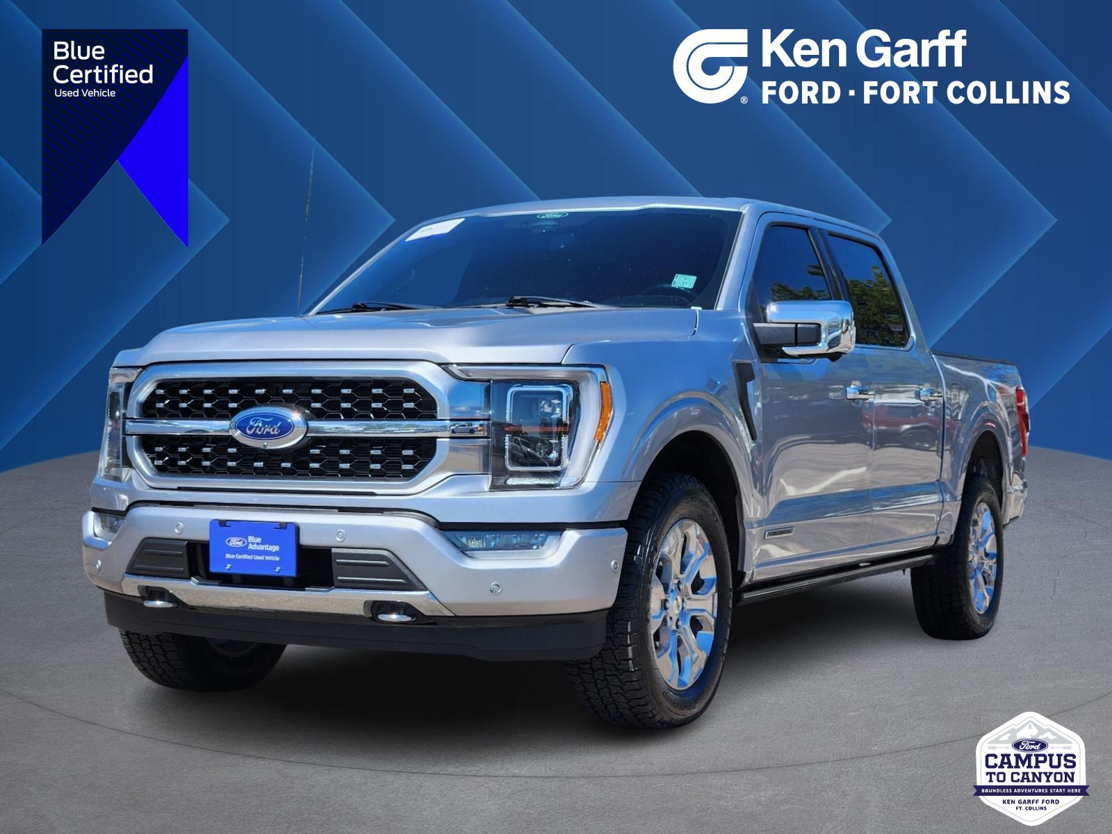 Certified 2022 Ford F150 Platinum w/ Equipment Group 701A High AWD/4WD image 1