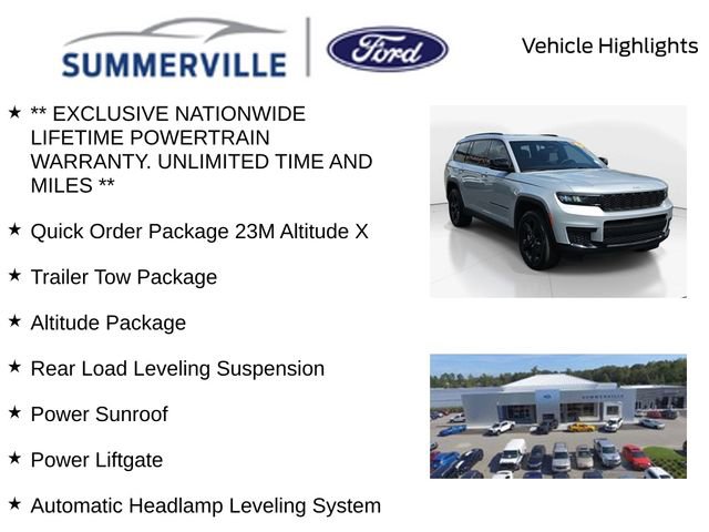 Used 2024 Jeep Grand Cherokee L Altitude AWD/4WD image 2