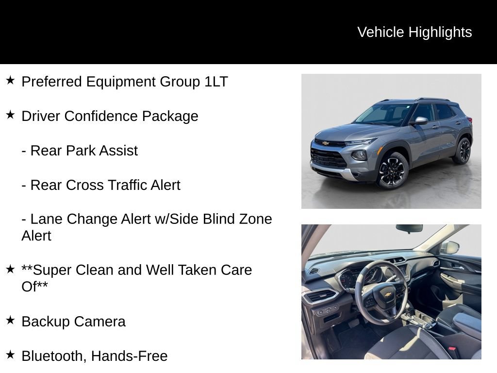 Used 2021 Chevrolet TrailBlazer LT w/ Driver Confidence Package AWD/4WD image 6