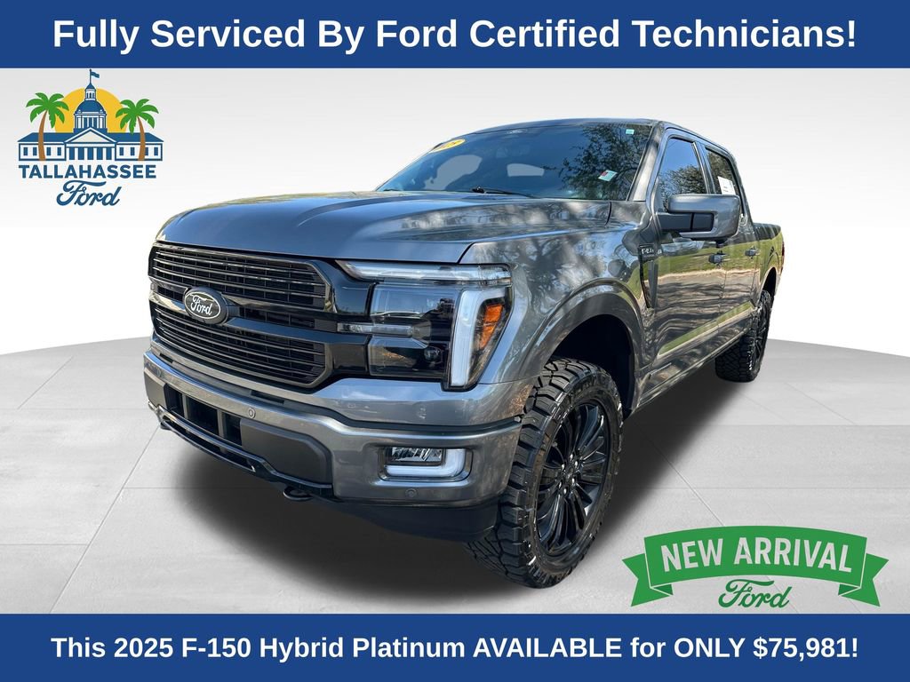 Certified 2025 Ford F150 Platinum w/ Equipment Group 702A High