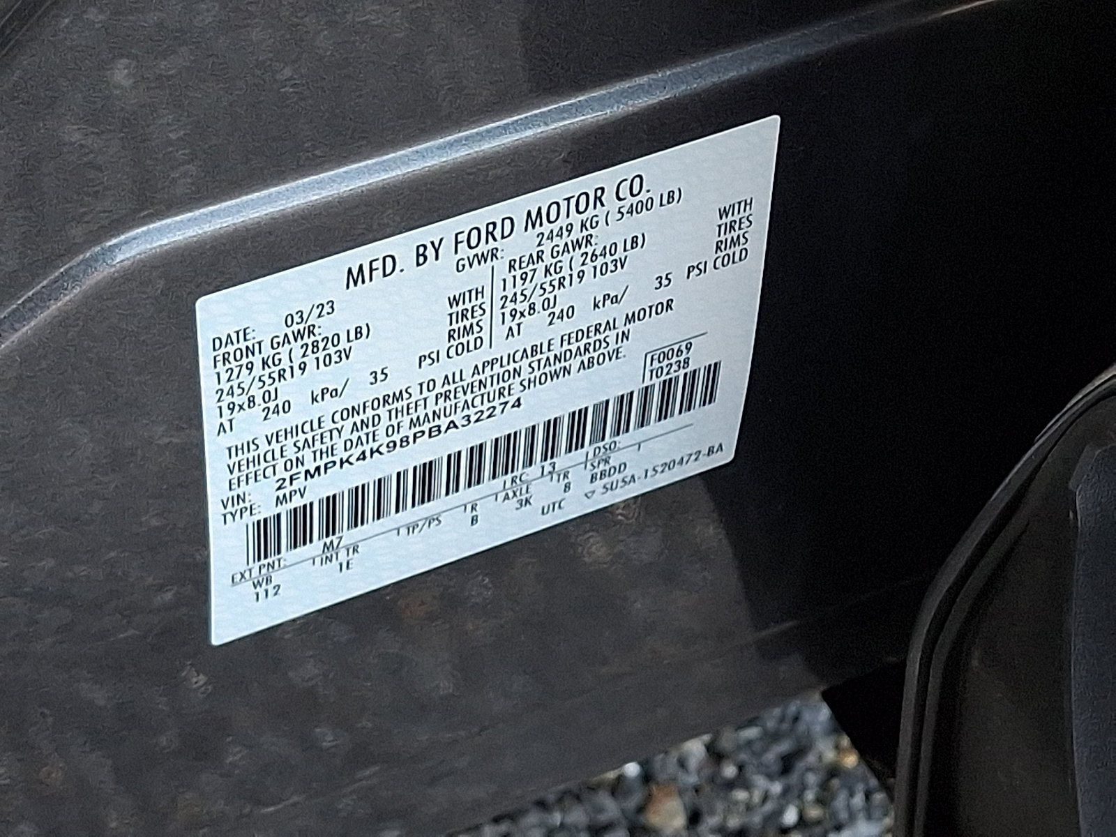 Certified 2023 Ford Edge Titanium w/ Equipment Group 301A AWD/4WD image 29