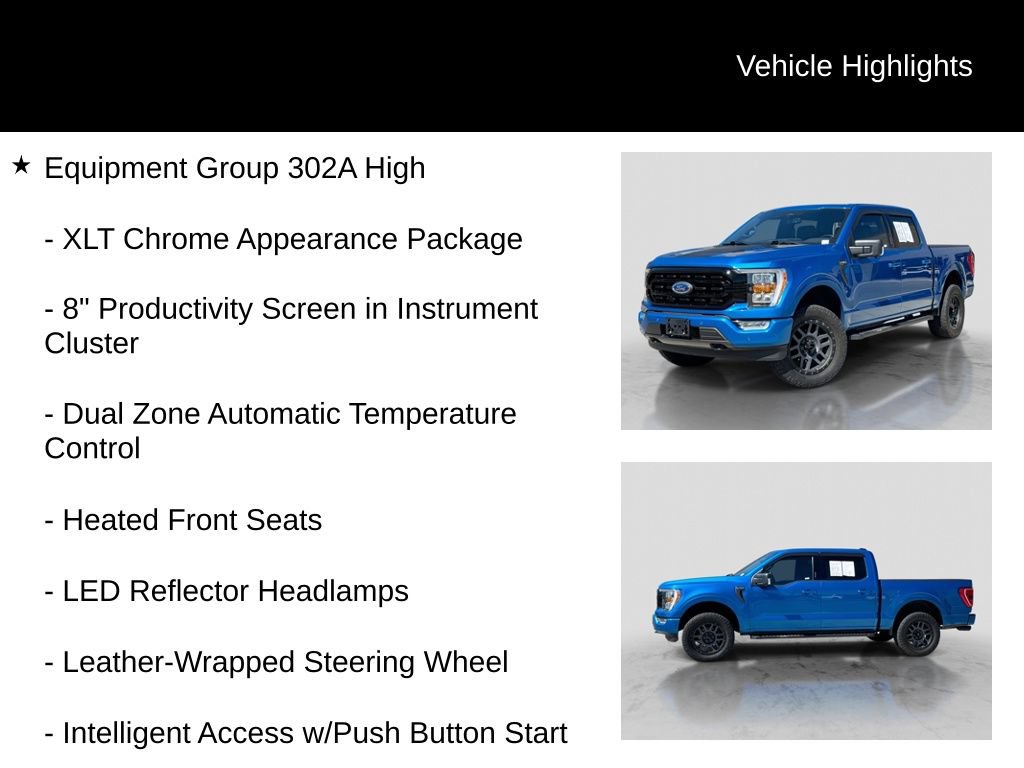 Certified 2021 Ford F150 XLT w/ Equipment Group 302A High AWD/4WD image 11