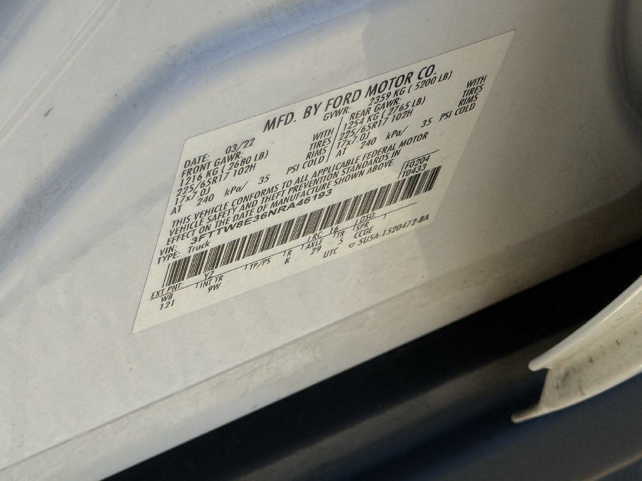 Certified 2022 Ford Maverick XL FWD image 30