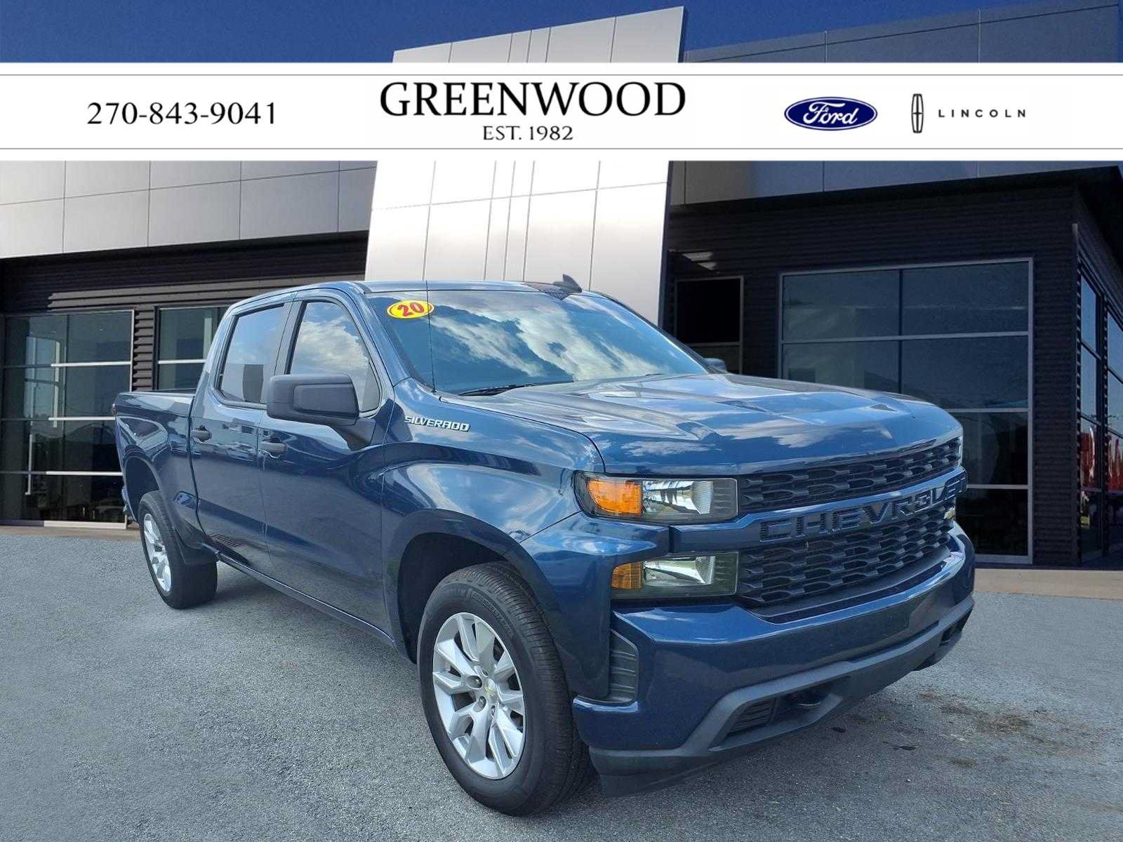 Used 2020 Chevrolet Silverado 1500 Custom w/ Custom Value Package