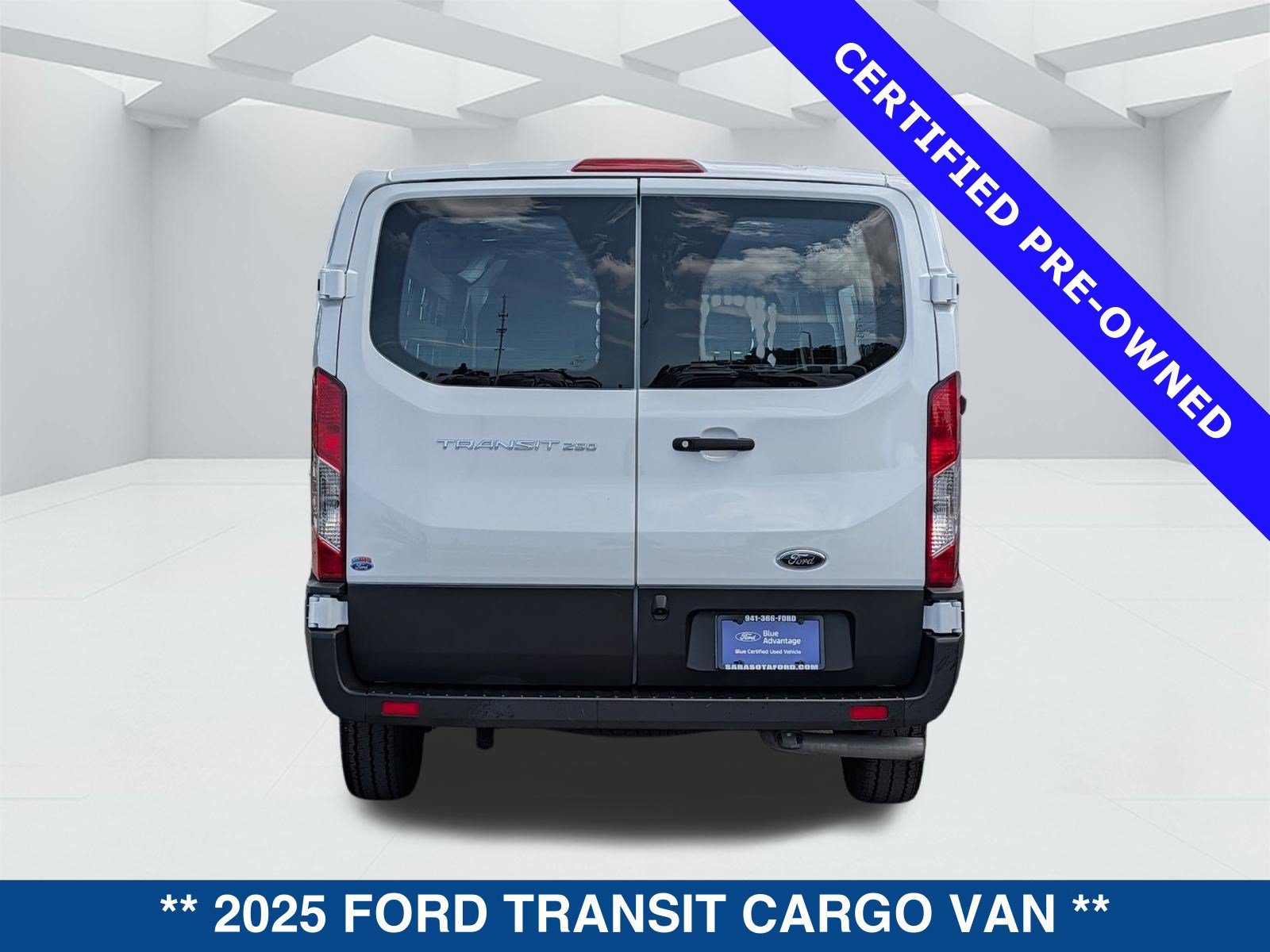 Certified 2025 Ford Transit 250 Low Roof w/ Exterior Upgrade Package RWD image 6