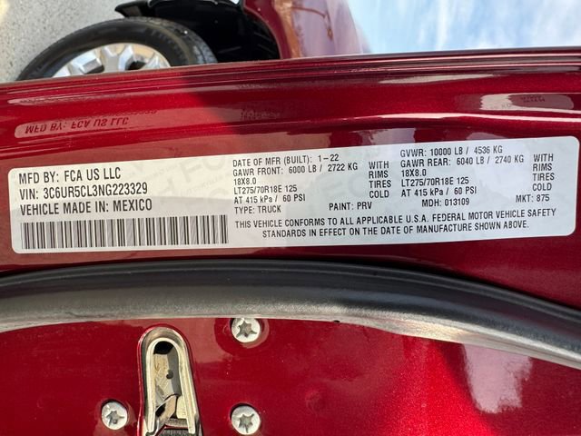 Used 2022 RAM 2500 Tradesman w/ Chrome Appearance Group image 30