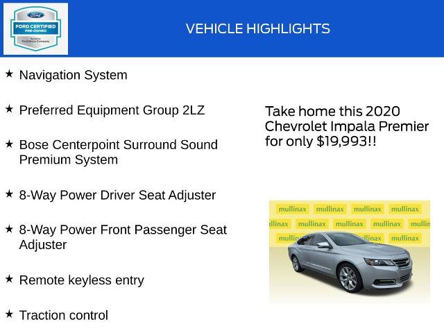 Used 2020 Chevrolet Impala Premier FWD image 18