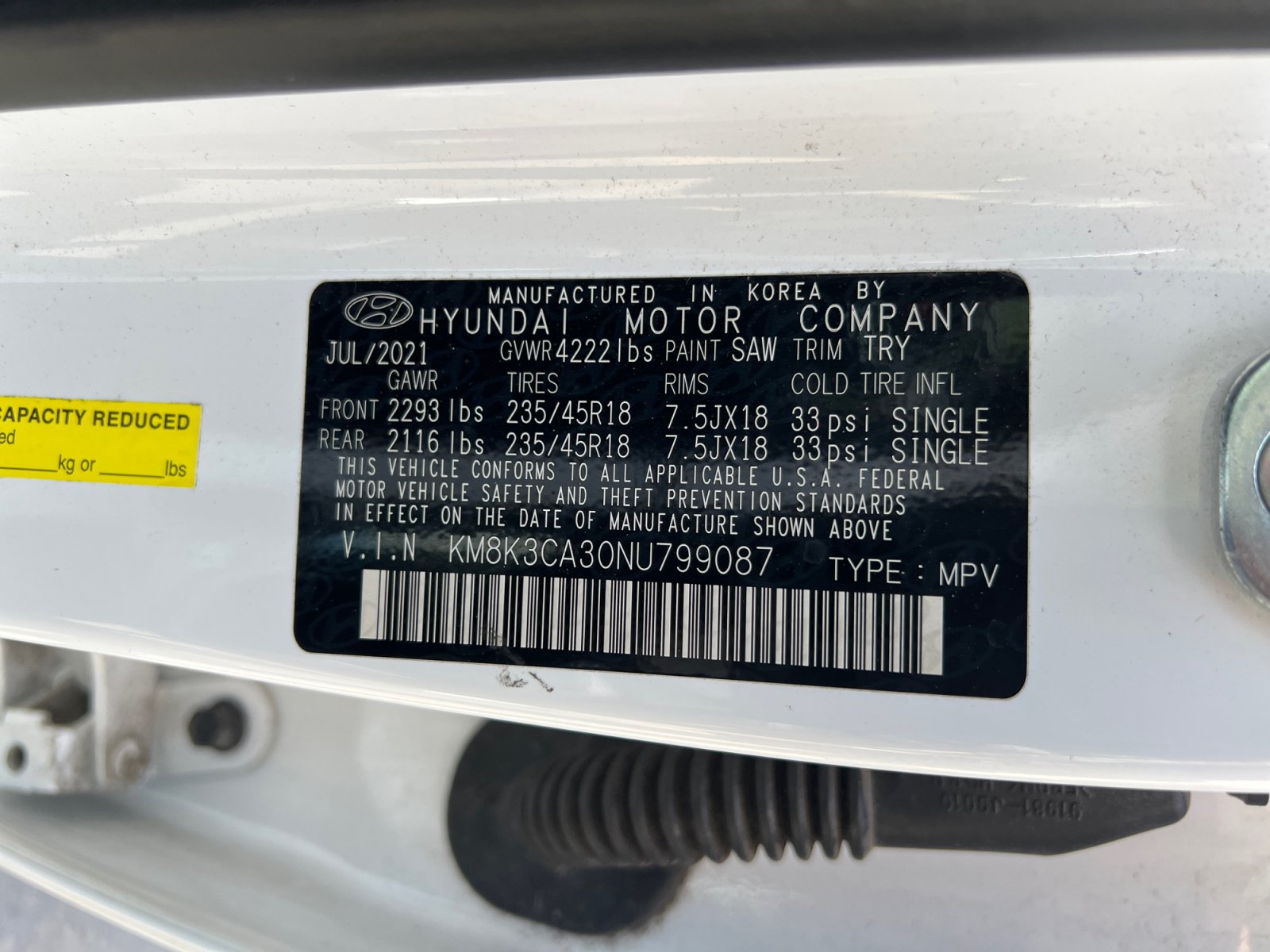 Used 2022 Hyundai Kona N Line AWD/4WD image 34