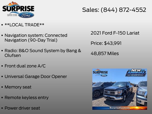 Certified 2021 Ford F150 Lariat AWD/4WD image 20