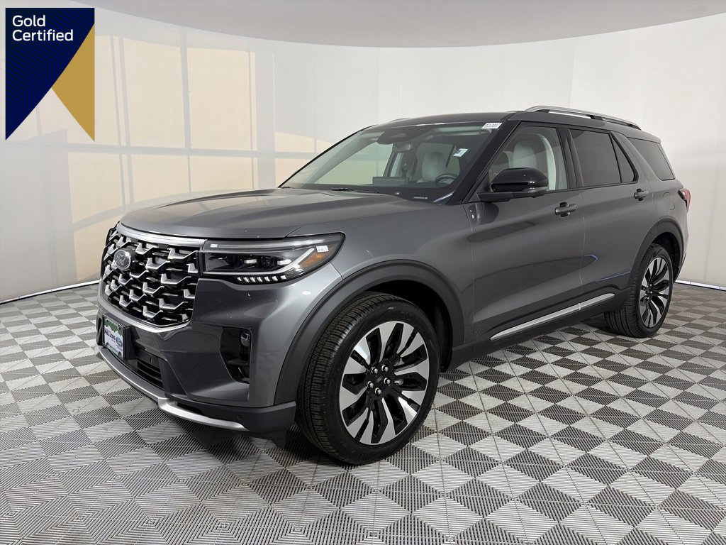 Certified 2025 Ford Explorer Platinum w/ LUX Leather Package