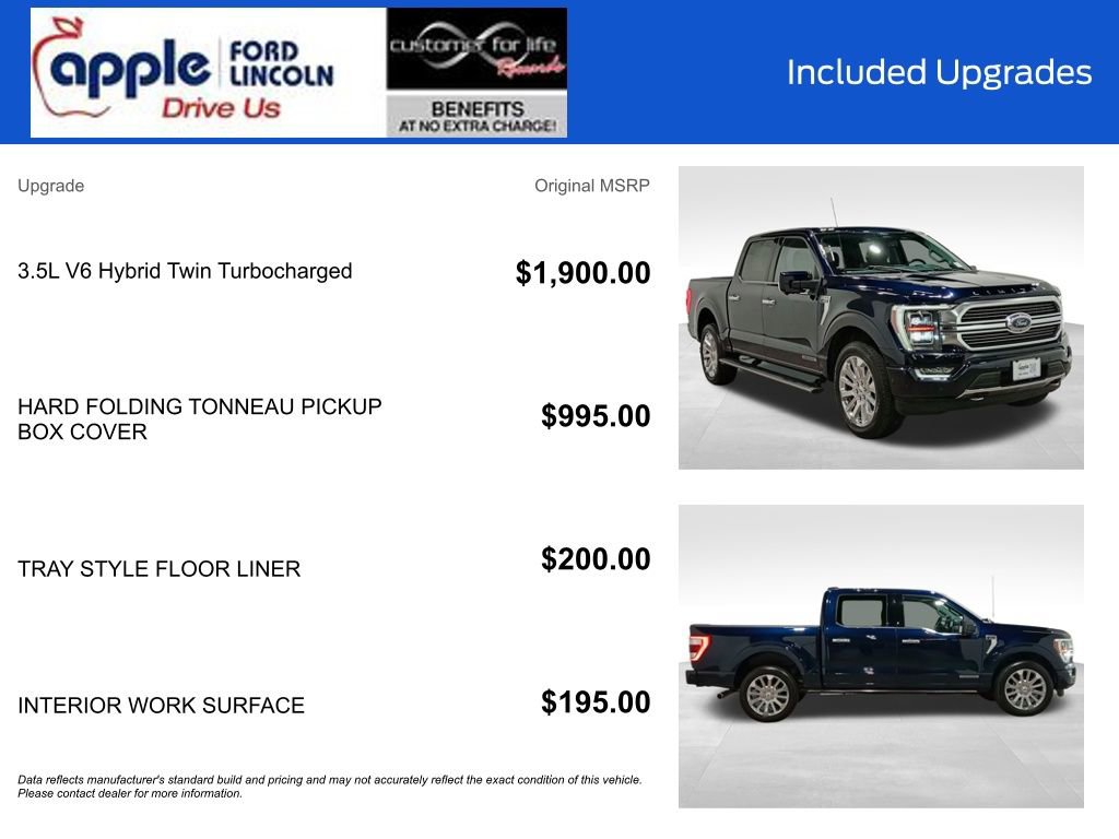 Certified 2022 Ford F150 Limited AWD/4WD image 4