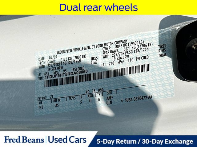 Certified 2024 Ford F550 4x4 Regular Cab Super Duty image 30