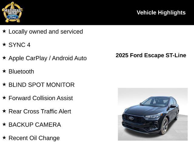 Certified 2025 Ford Escape ST-Line FWD image 2