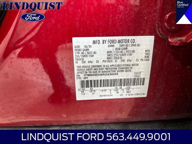 Certified 2024 Ford Explorer XLT w/ Equipment Group 202A AWD/4WD image 18