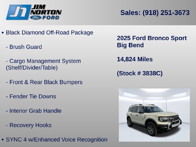 Certified 2025 Ford Bronco Sport Big Bend AWD/4WD image 21