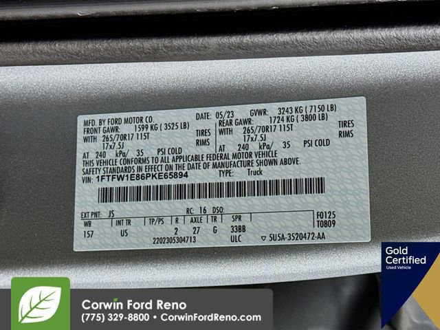 Certified 2023 Ford F150 XLT w/ Equipment Group 301A Mid image 35