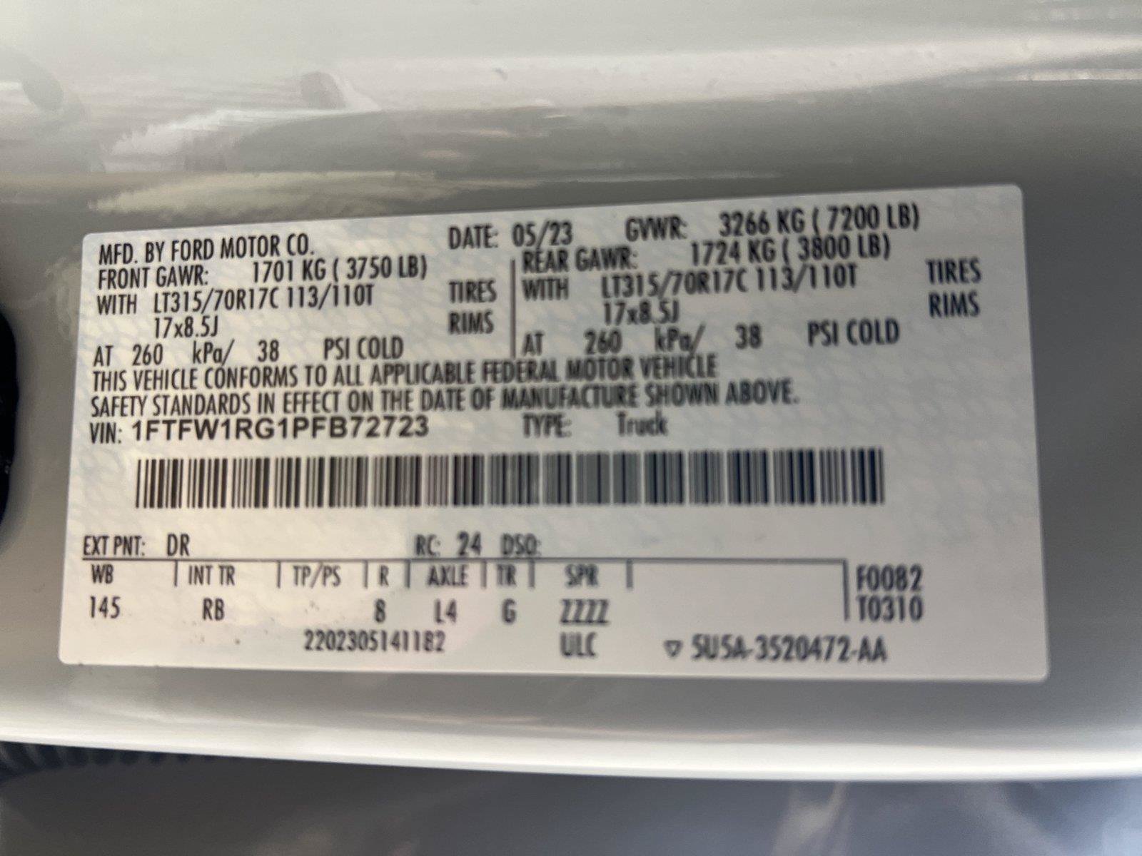 Certified 2023 Ford F150 Raptor AWD/4WD image 37