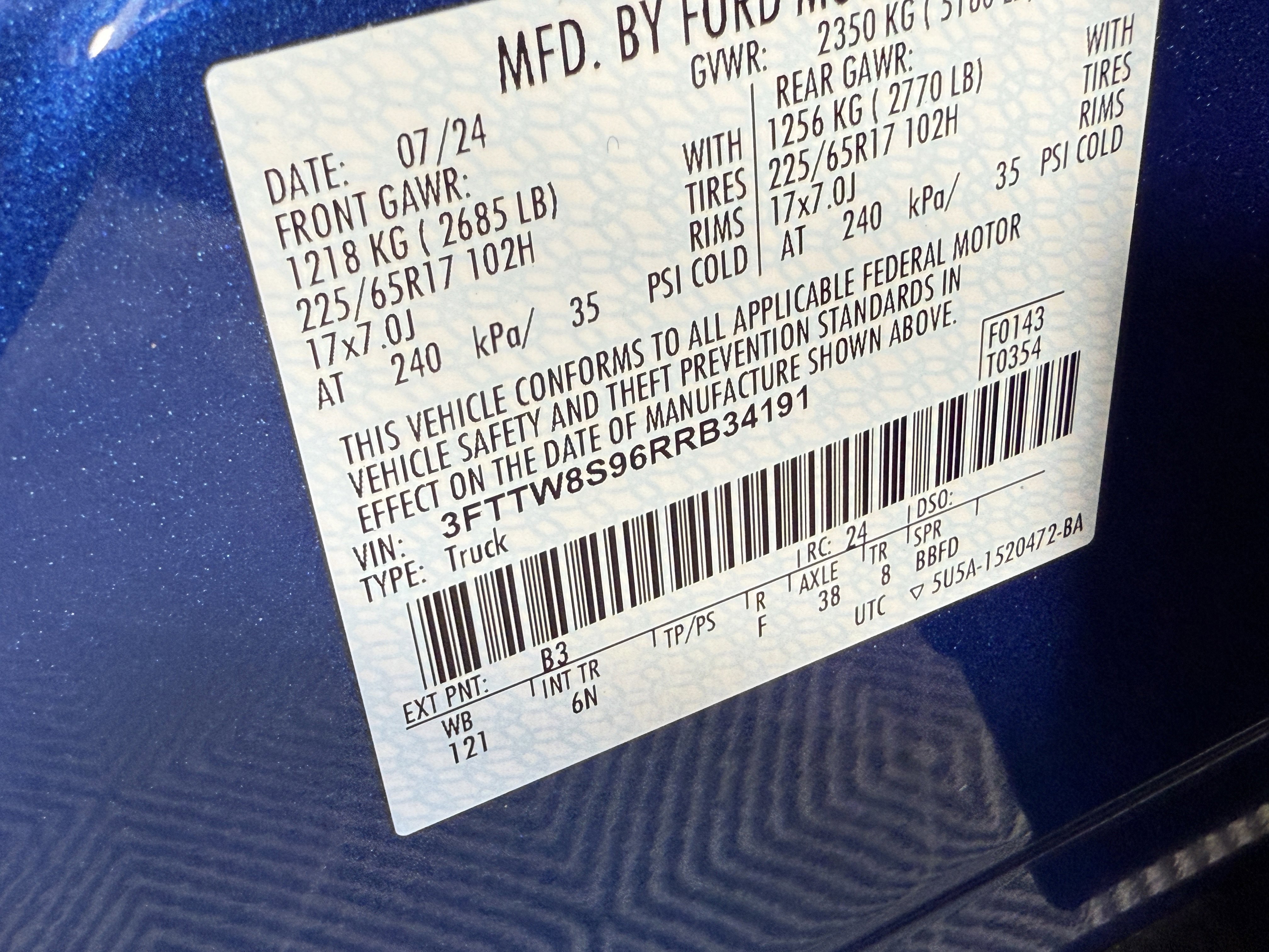 Certified 2024 Ford Maverick Lariat w/ FX4 Off-Road Package image 31