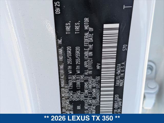 Used 2026 Lexus TX 350 AWD w/ Technology Package image 24