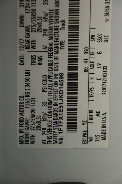 Certified 2018 Ford F150 XLT w/ Equipment Group 302A Luxury image 48