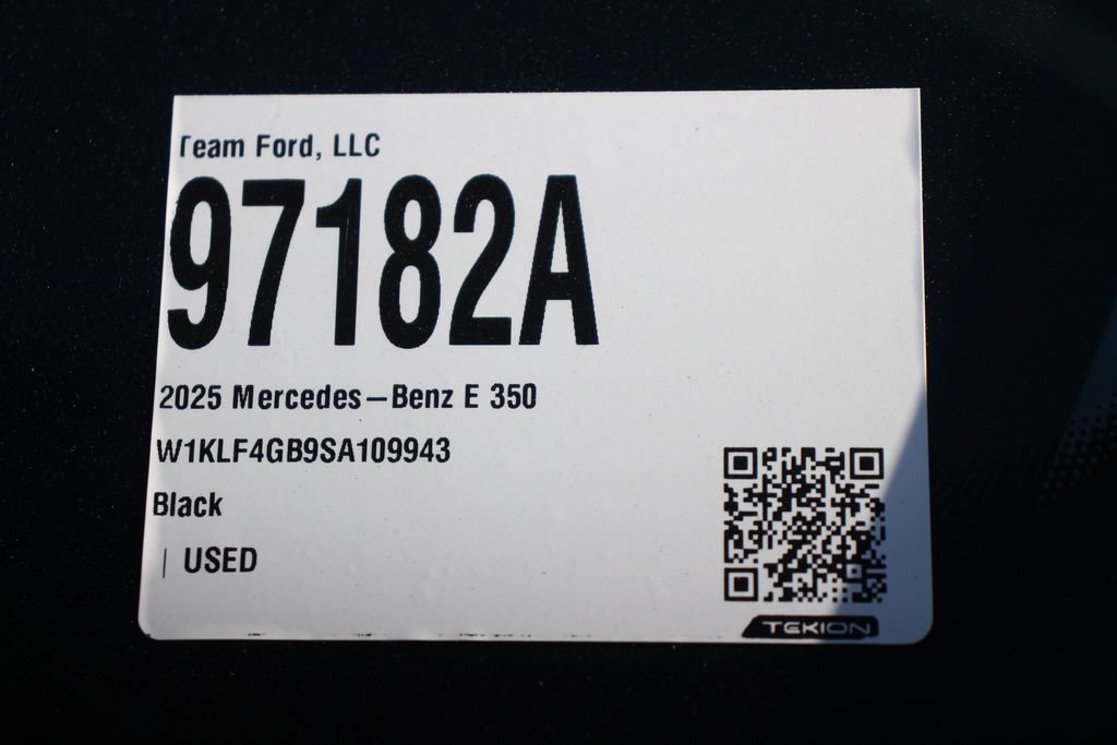 Used 2025 Mercedes-Benz E 350 Sedan image 30