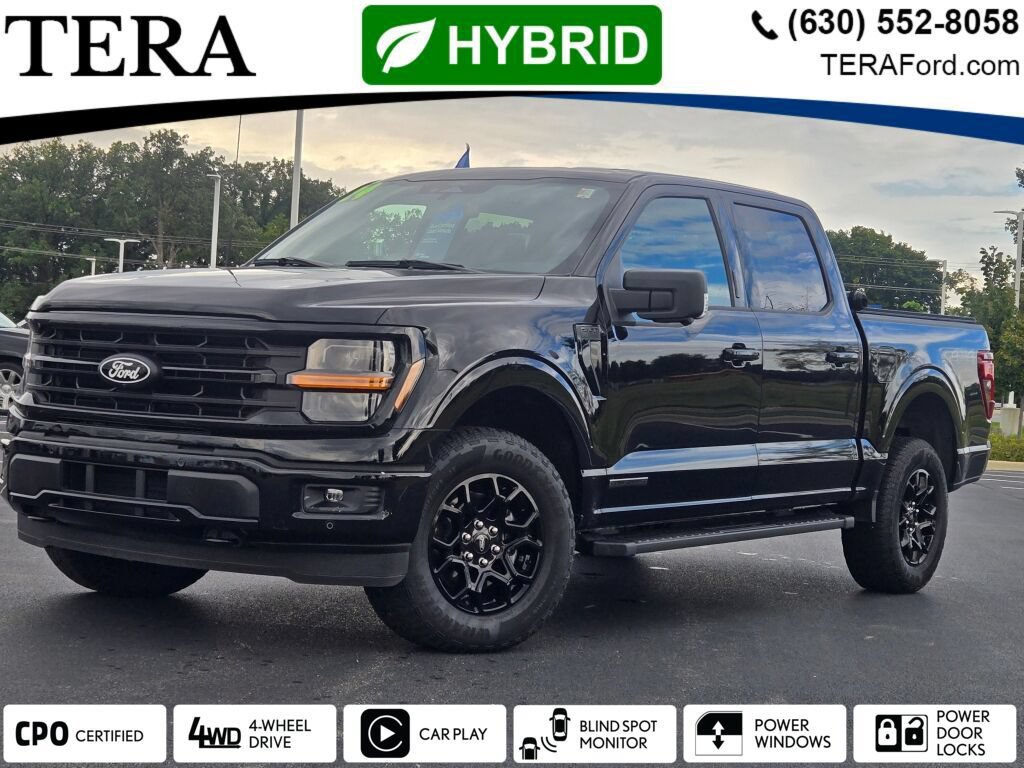 Certified 2024 Ford F150 XLT w/ Equipment Group 302A MID AWD/4WD 360° Tour