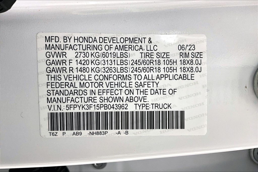 Used 2023 Honda Ridgeline Sport image 36