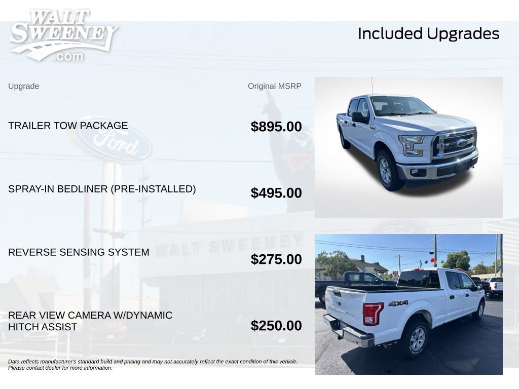 Certified 2017 Ford F150 XLT w/ Trailer Tow Package AWD/4WD image 12