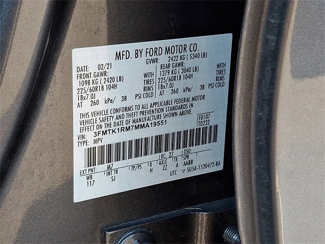 Certified 2021 Ford Mustang Mach-E Select w/ Comfort/Technology Package image 26