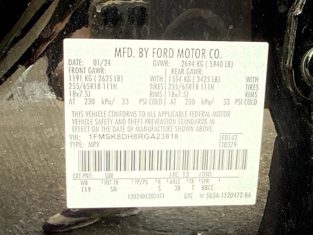 Certified 2024 Ford Explorer XLT w/ Equipment Group 202A image 14