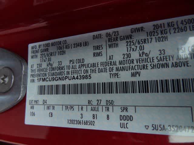 Certified 2023 Ford Escape Active AWD/4WD image 38