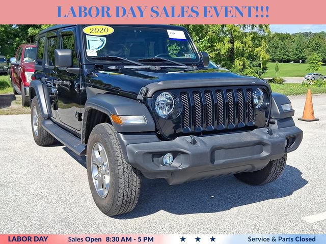 Used 2020 Jeep Wrangler Unlimited Sport AWD/4WD image 2