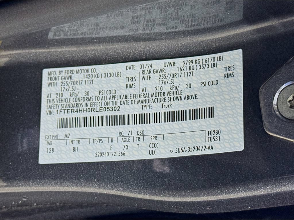 Certified 2024 Ford Ranger XLT w/ FX4 Off-Road Package AWD/4WD image 32