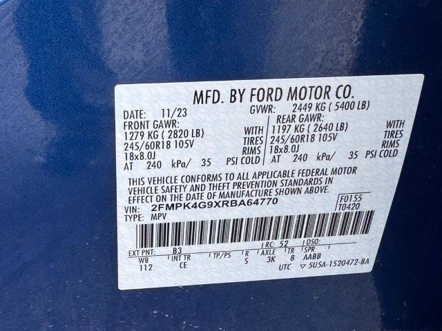 Certified 2024 Ford Edge SE AWD/4WD image 39