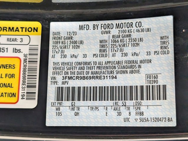 Certified 2024 Ford Bronco Sport Big Bend image 10