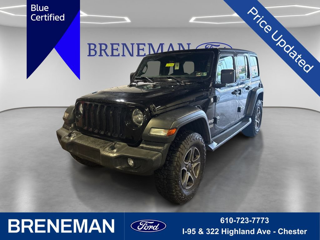 Used 2018 Jeep Wrangler Unlimited Sport S AWD/4WD image 1