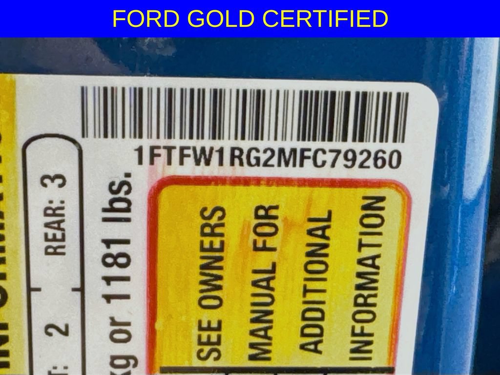 Certified 2021 Ford F150 Raptor w/ Equipment Group 801A High AWD/4WD image 37