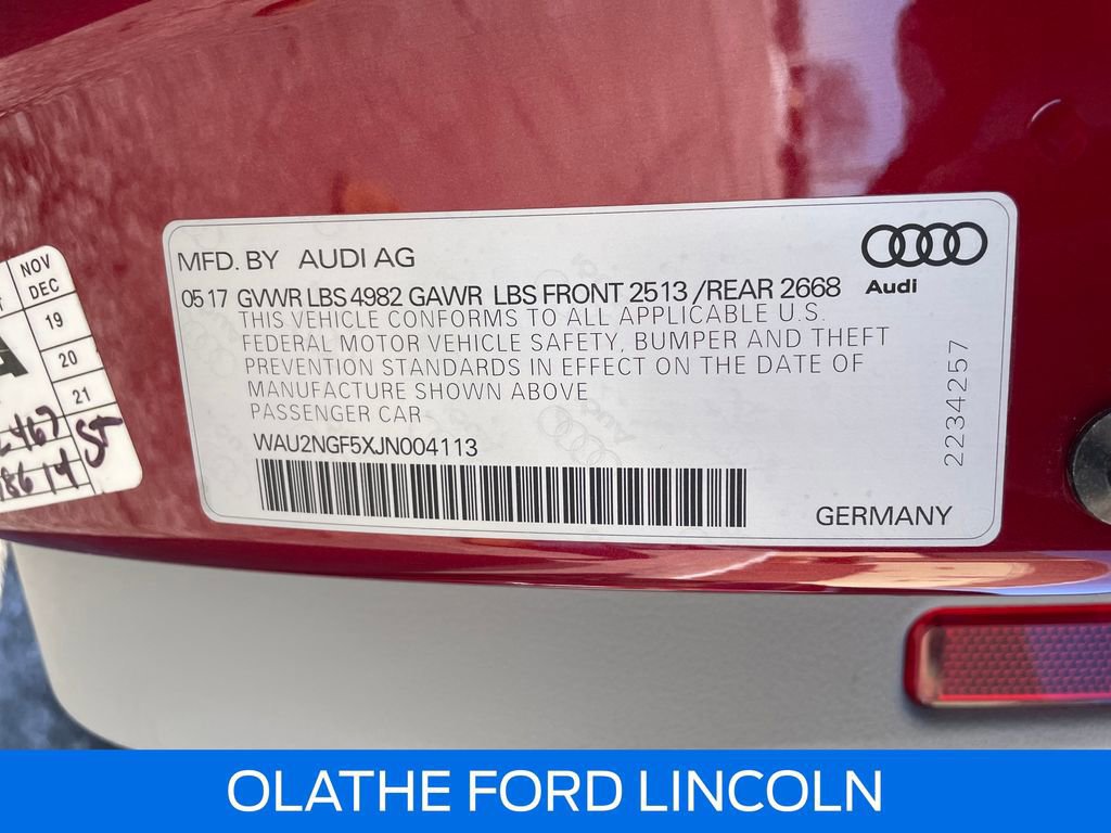 Used 2018 Audi A5 2.0T Prestige w/ Luxury Package image 29