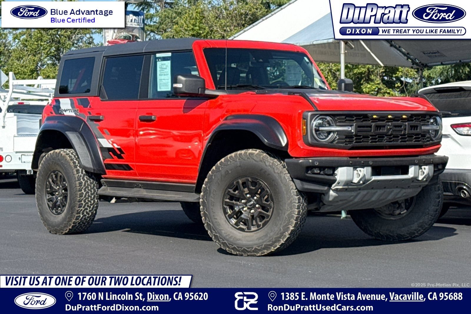 Certified 2023 Ford Bronco Raptor AWD/4WD image 1
