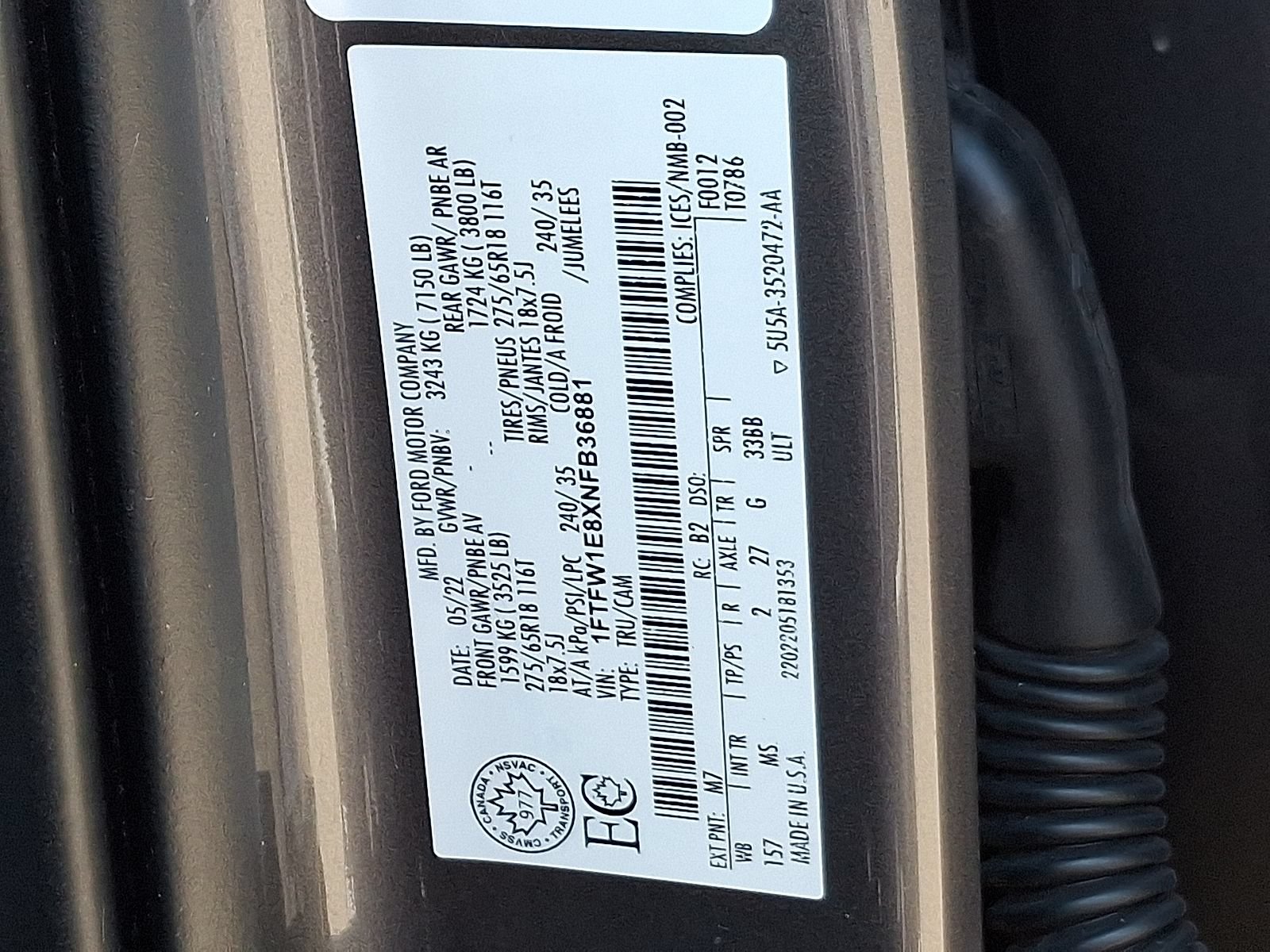 Certified 2022 Ford F150 XLT w/ XTR Package AWD/4WD image 28