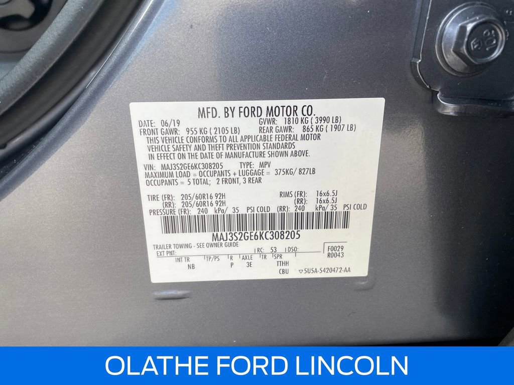 Certified 2019 Ford EcoSport SE image 29