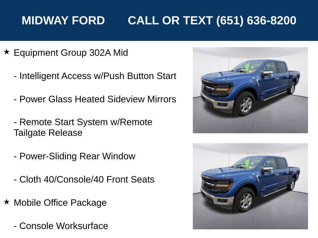 Certified 2024 Ford F150 XLT w/ Equipment Group 302A MID AWD/4WD image 10