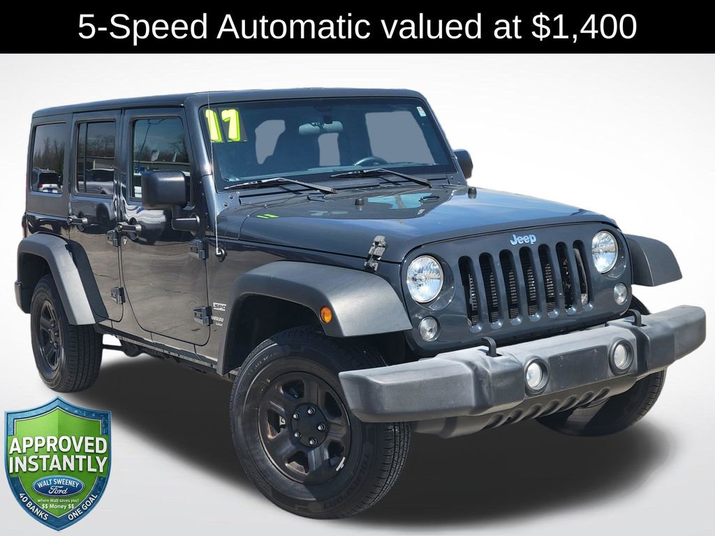 Used 2017 Jeep Wrangler Unlimited Sport w/ Connectivity Group
