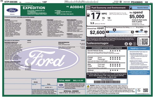 Certified 2023 Ford Expedition Timberline AWD/4WD image 2