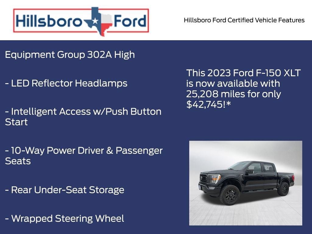 Certified 2023 Ford F150 XLT w/ Equipment Group 302A High AWD/4WD image 13