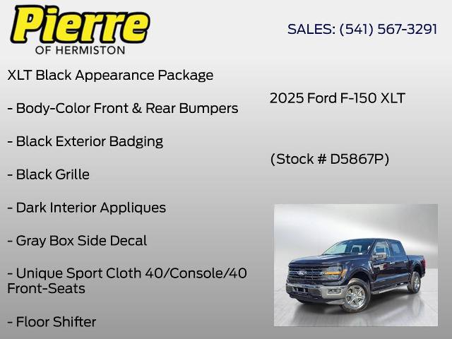 Certified 2025 Ford F150 XLT w/ Equipment Group 301A Standard AWD/4WD image 7