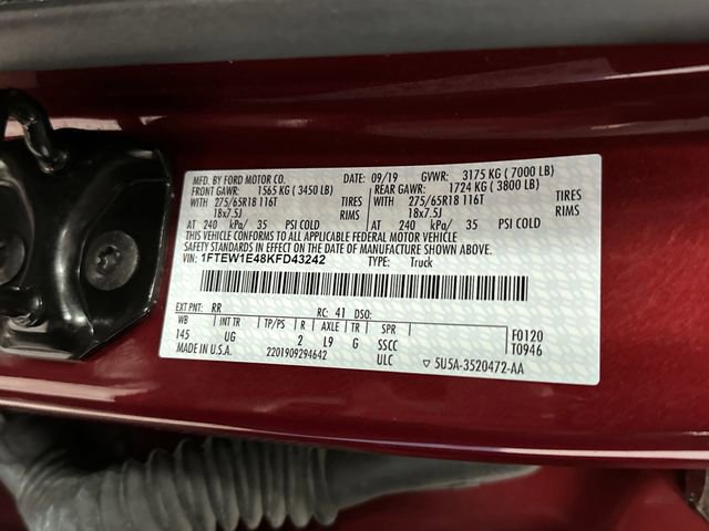 Certified 2019 Ford F150 XLT w/ Equipment Group 302A Luxury image 40