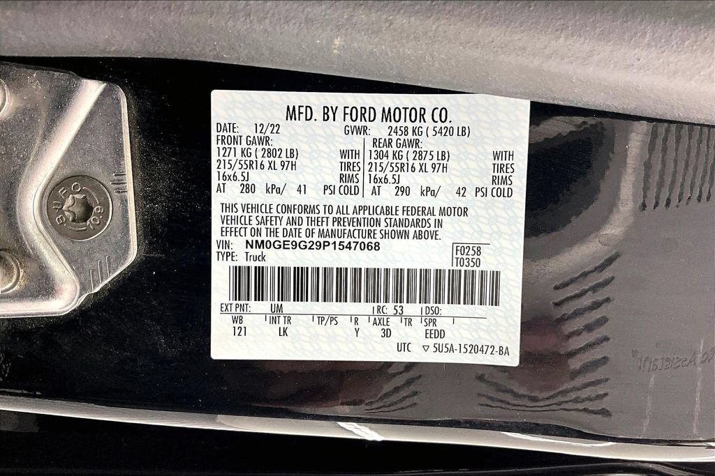 Certified 2023 Ford Transit Connect Titanium w/ Trailer Tow Package FWD image 36