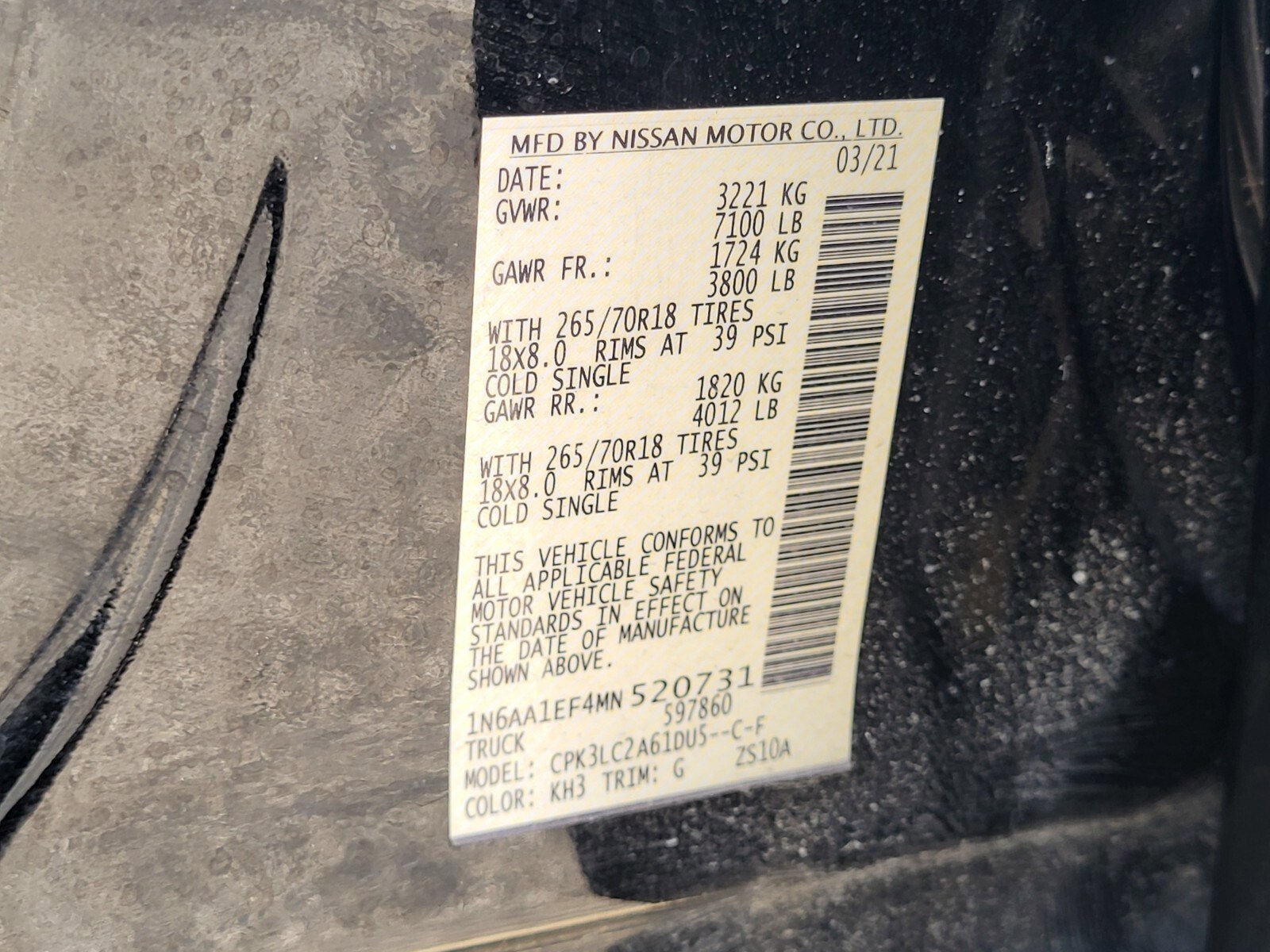 Used 2021 Nissan Titan SV w/ SV Convenience Package image 34