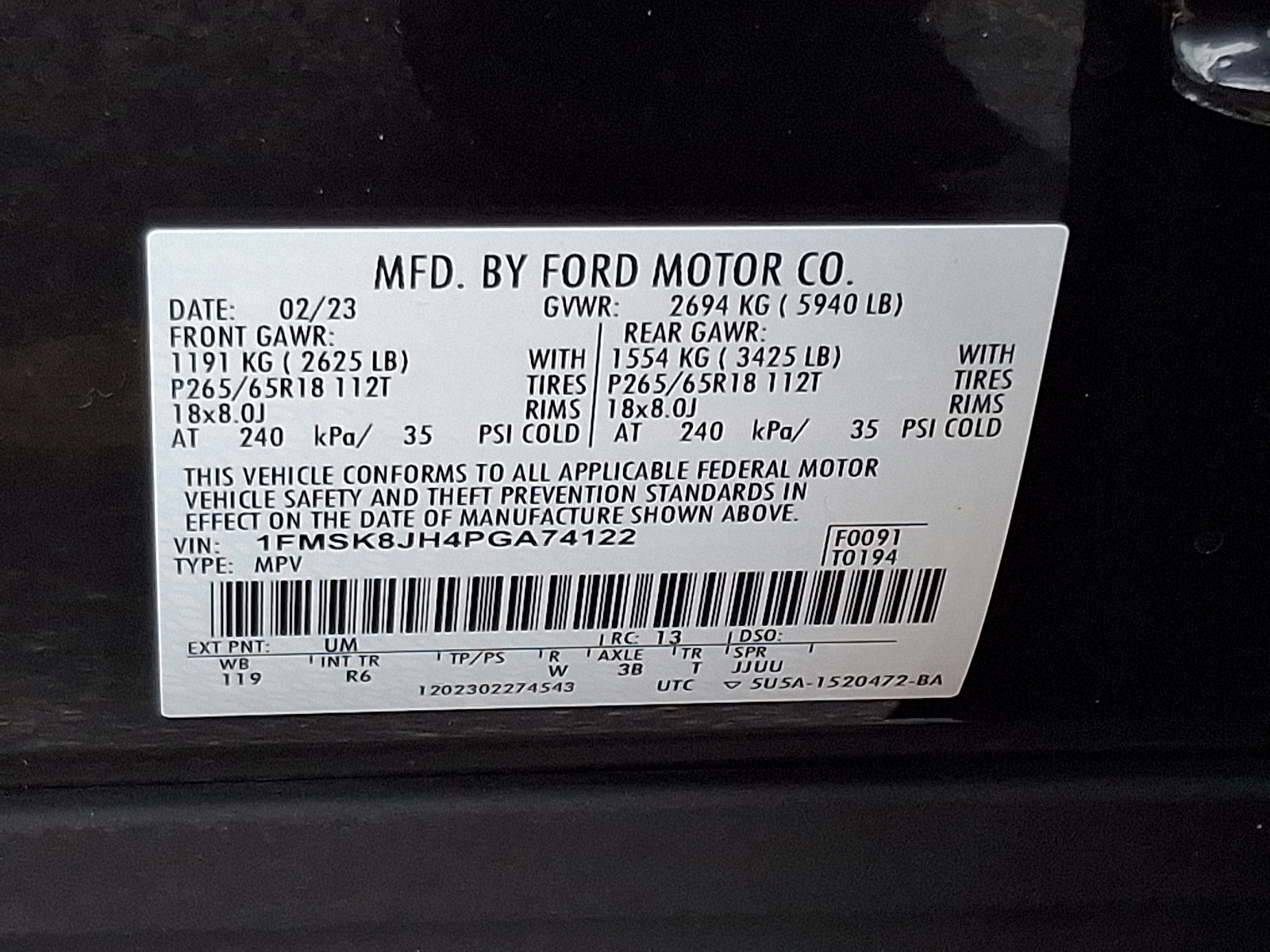Certified 2023 Ford Explorer Timberline AWD/4WD image 27